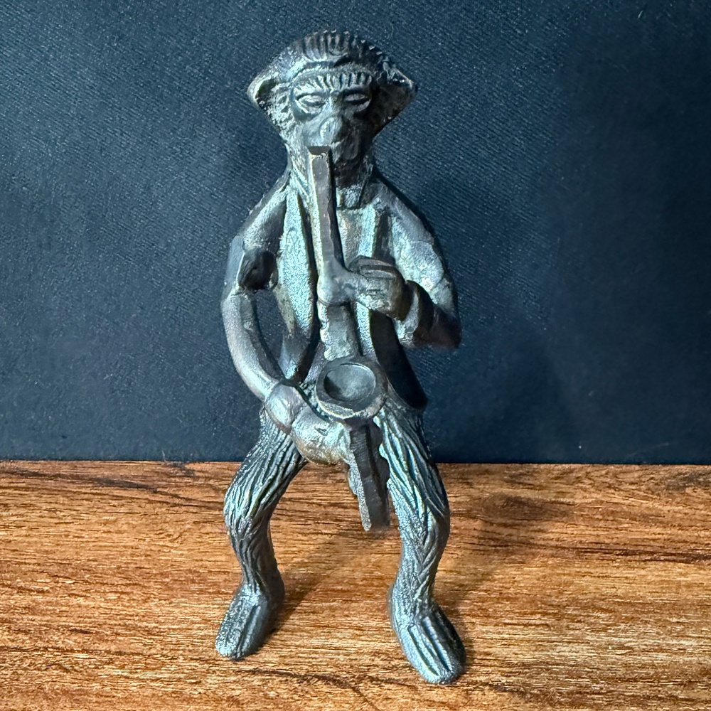 5 Monkeys Orchestra Figurines - Picture 7 of 16